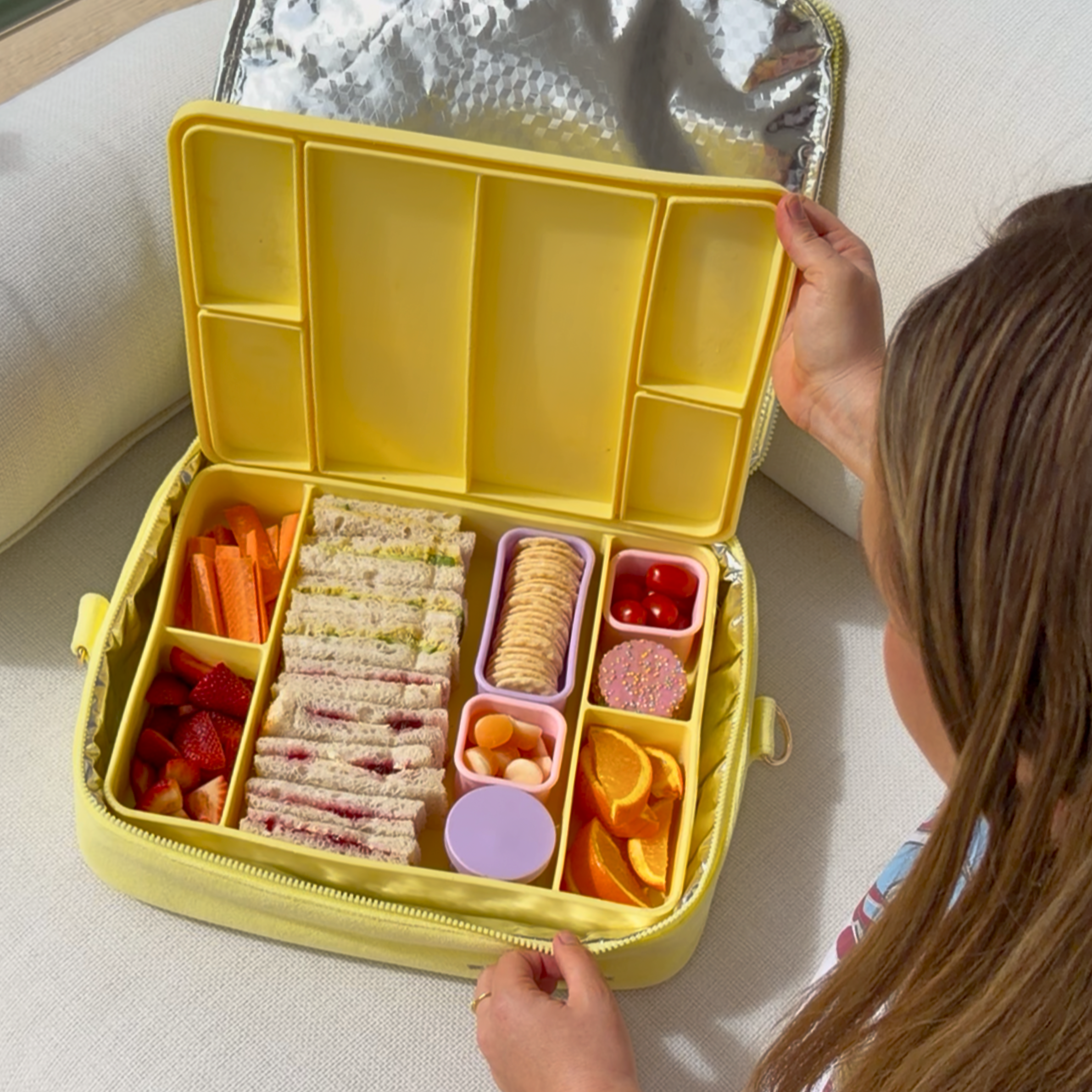 Lemon Everything Cooler Bag