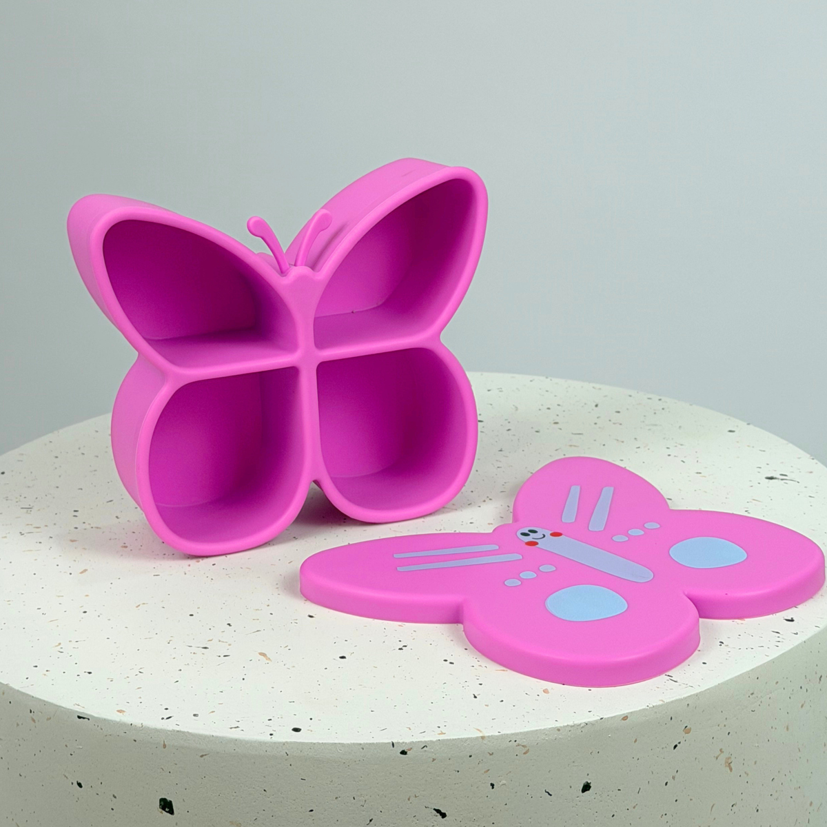 Butterfly Bento Snack Box - Raspberry