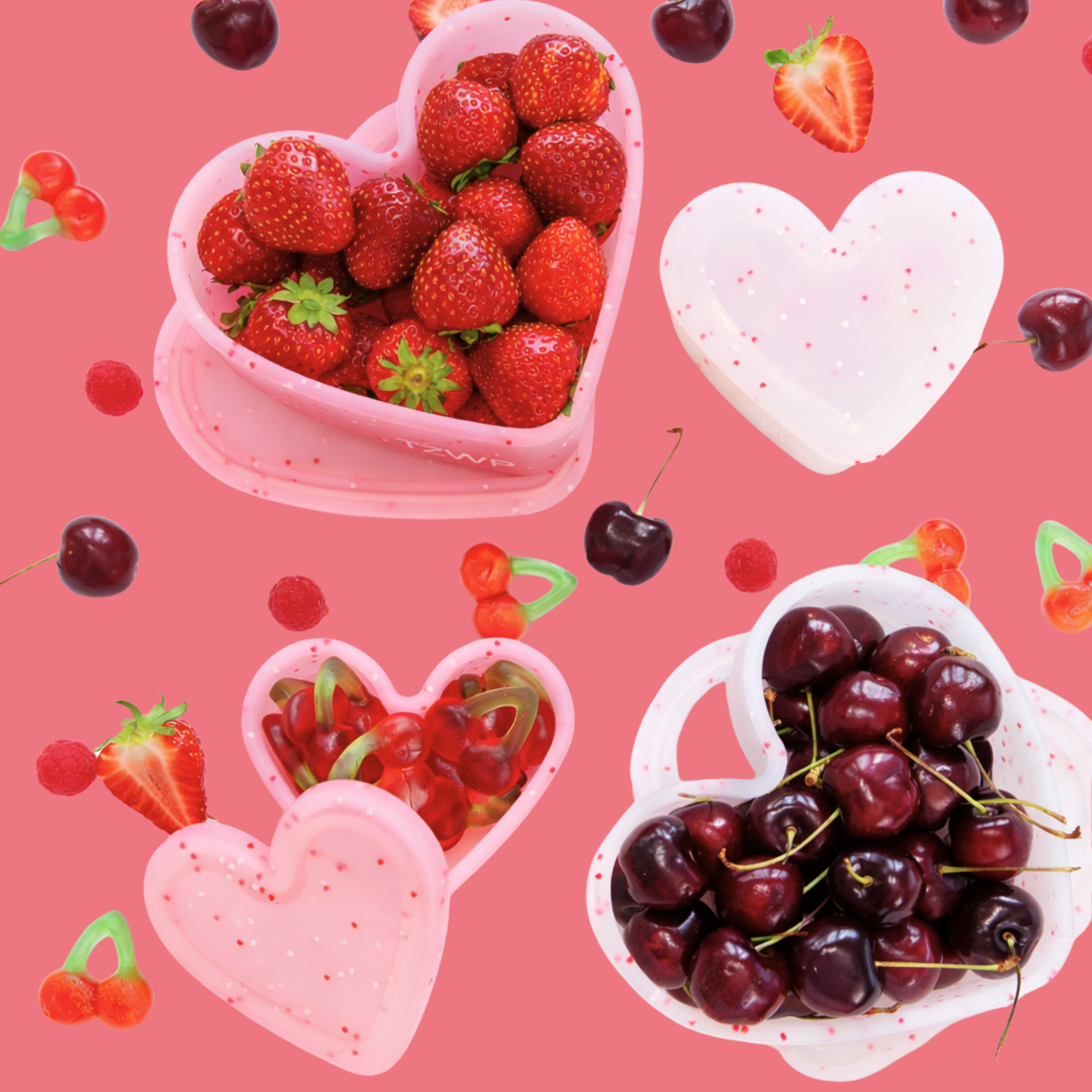 Valentine Confetti Love Box - Clear