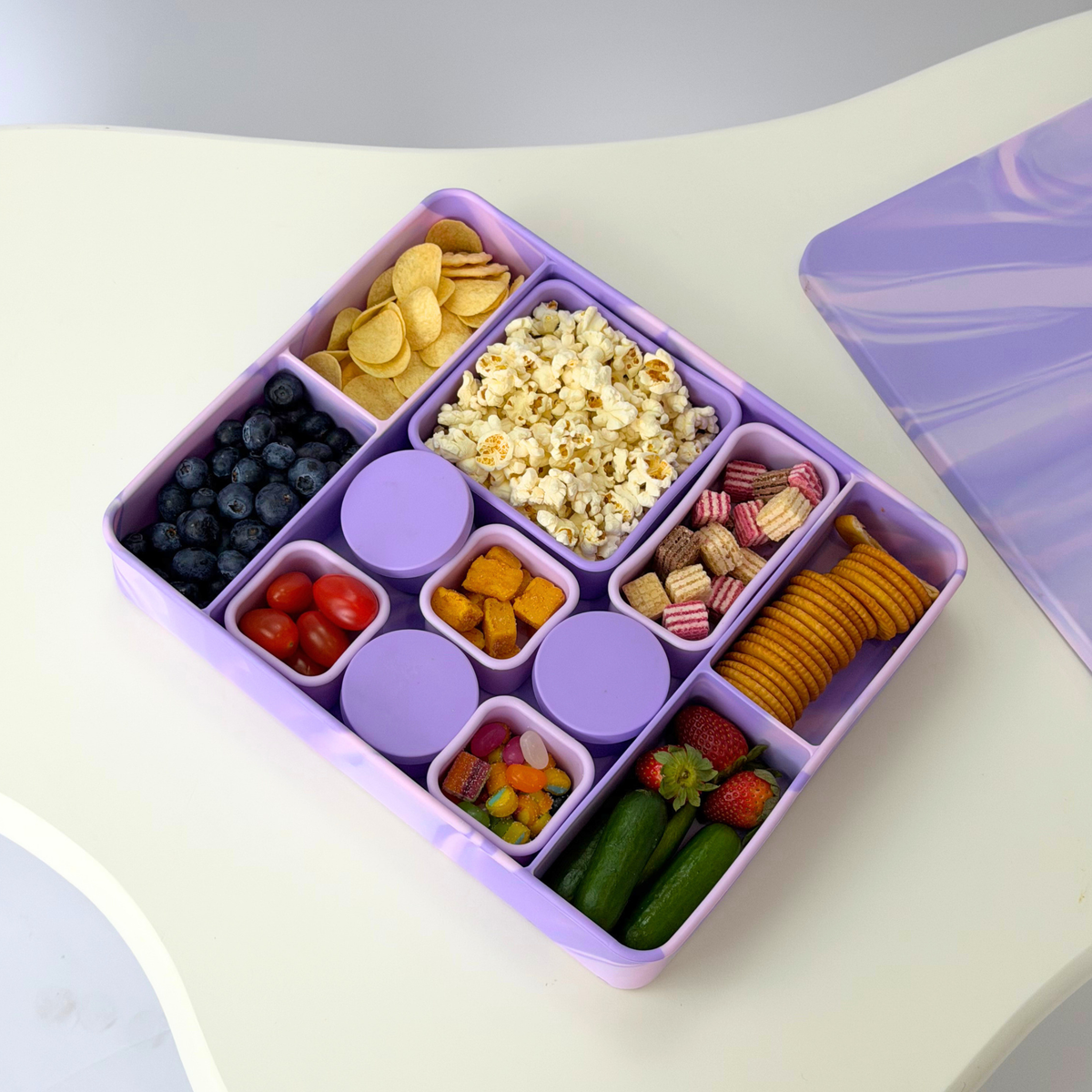 Grape Swirl Platter Box