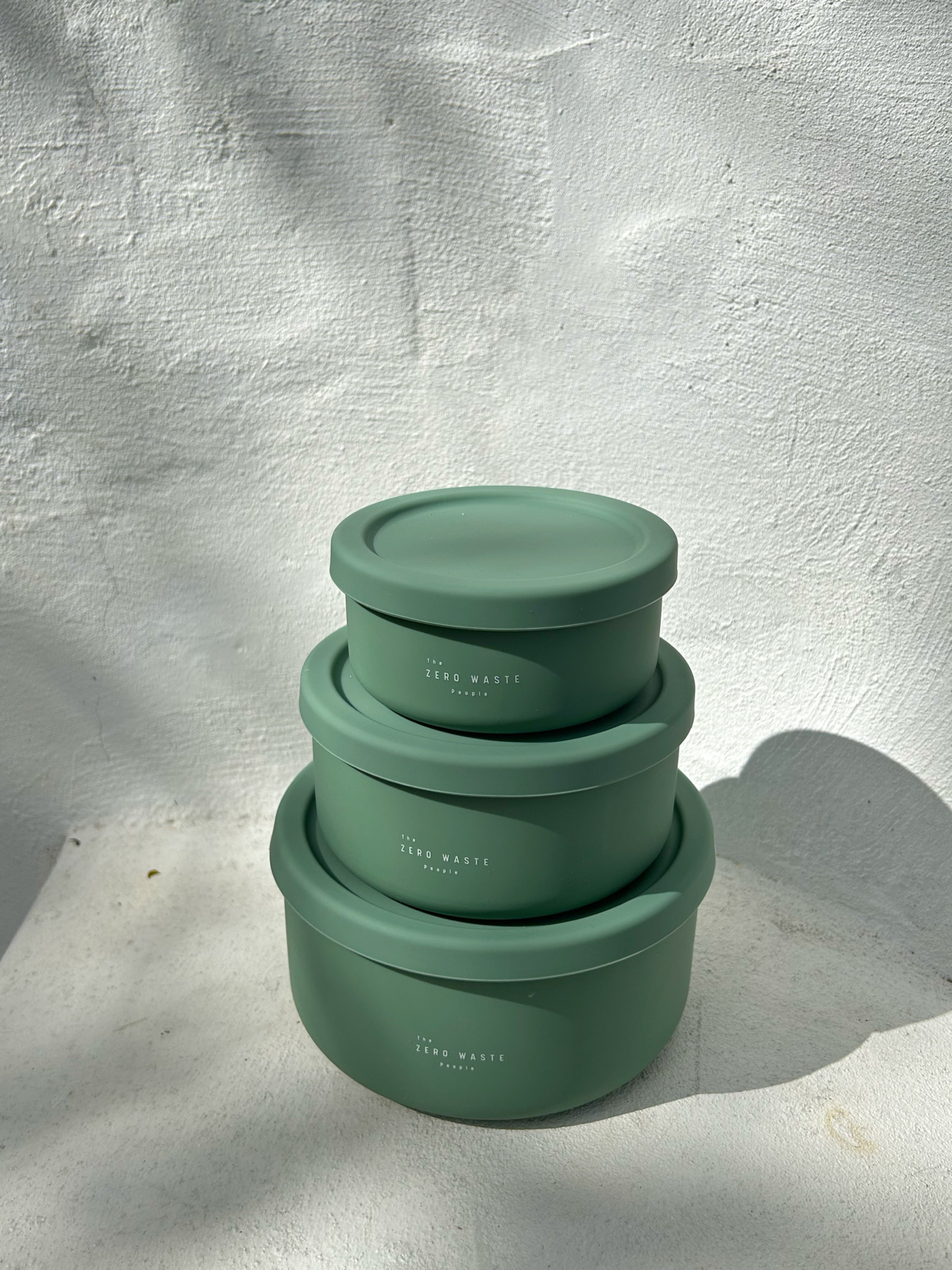 Sage Medium Round Container