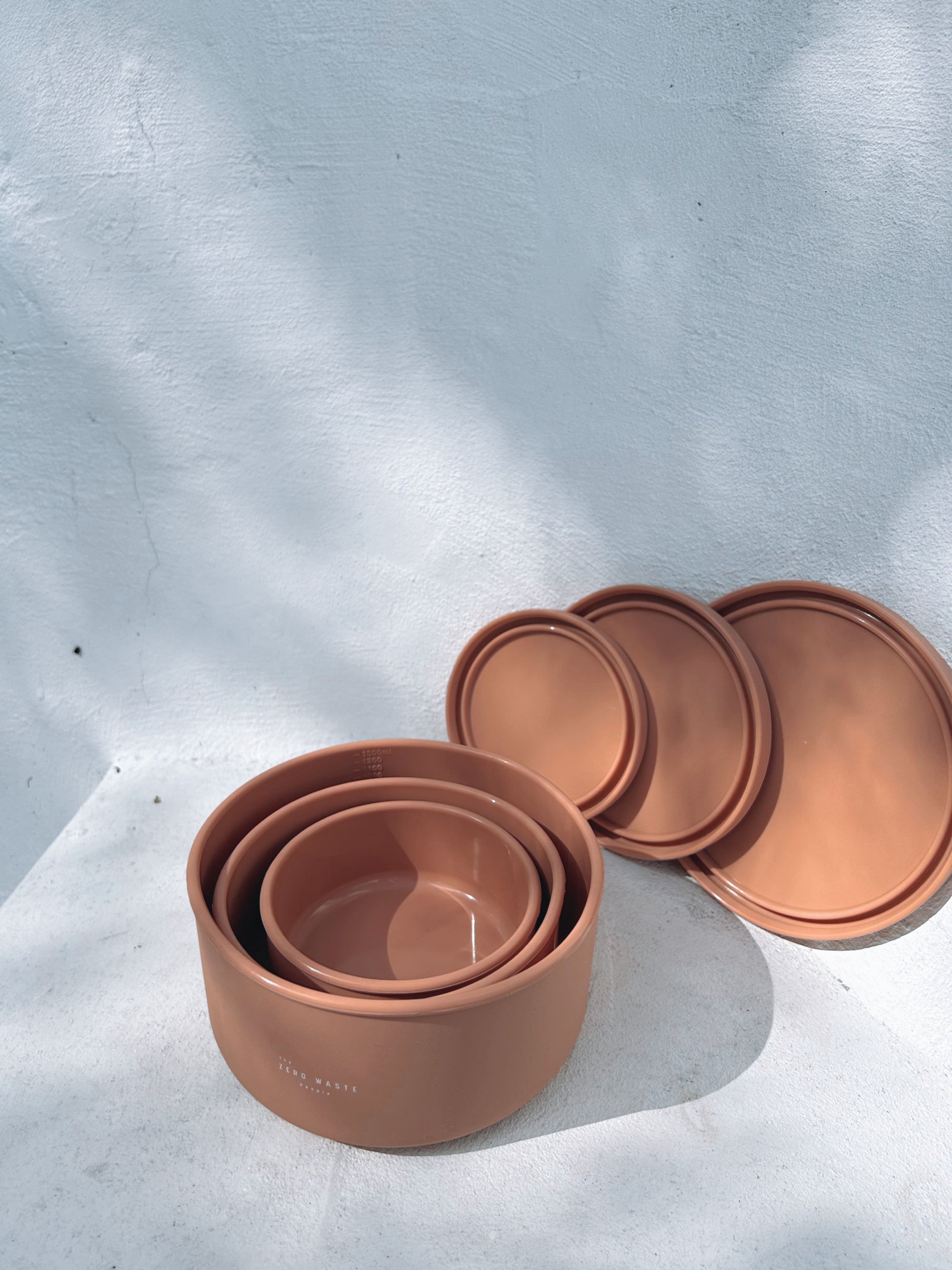 Dusty Pink Large Round Container