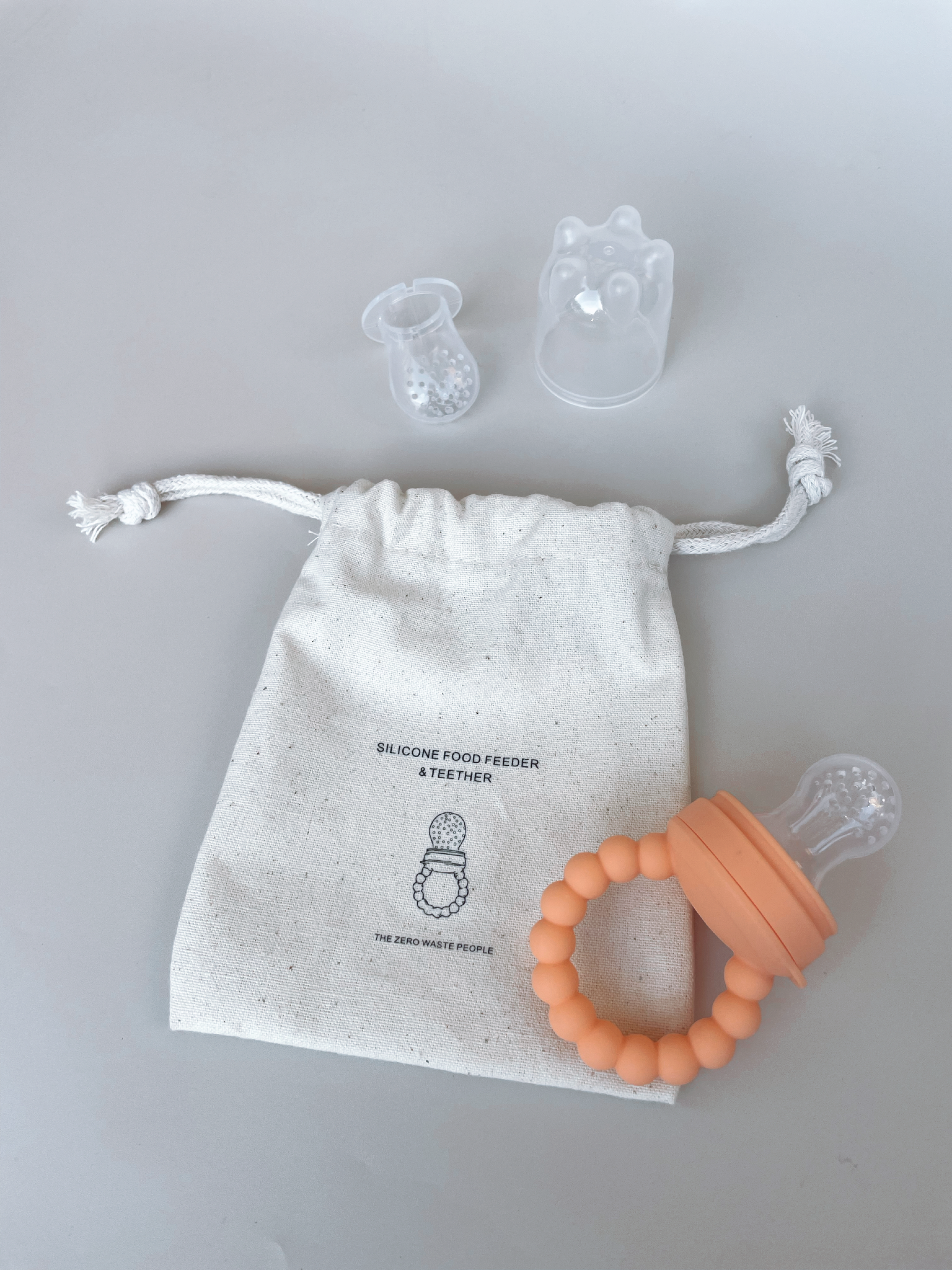 Apricot Silicone Feeder/Teether