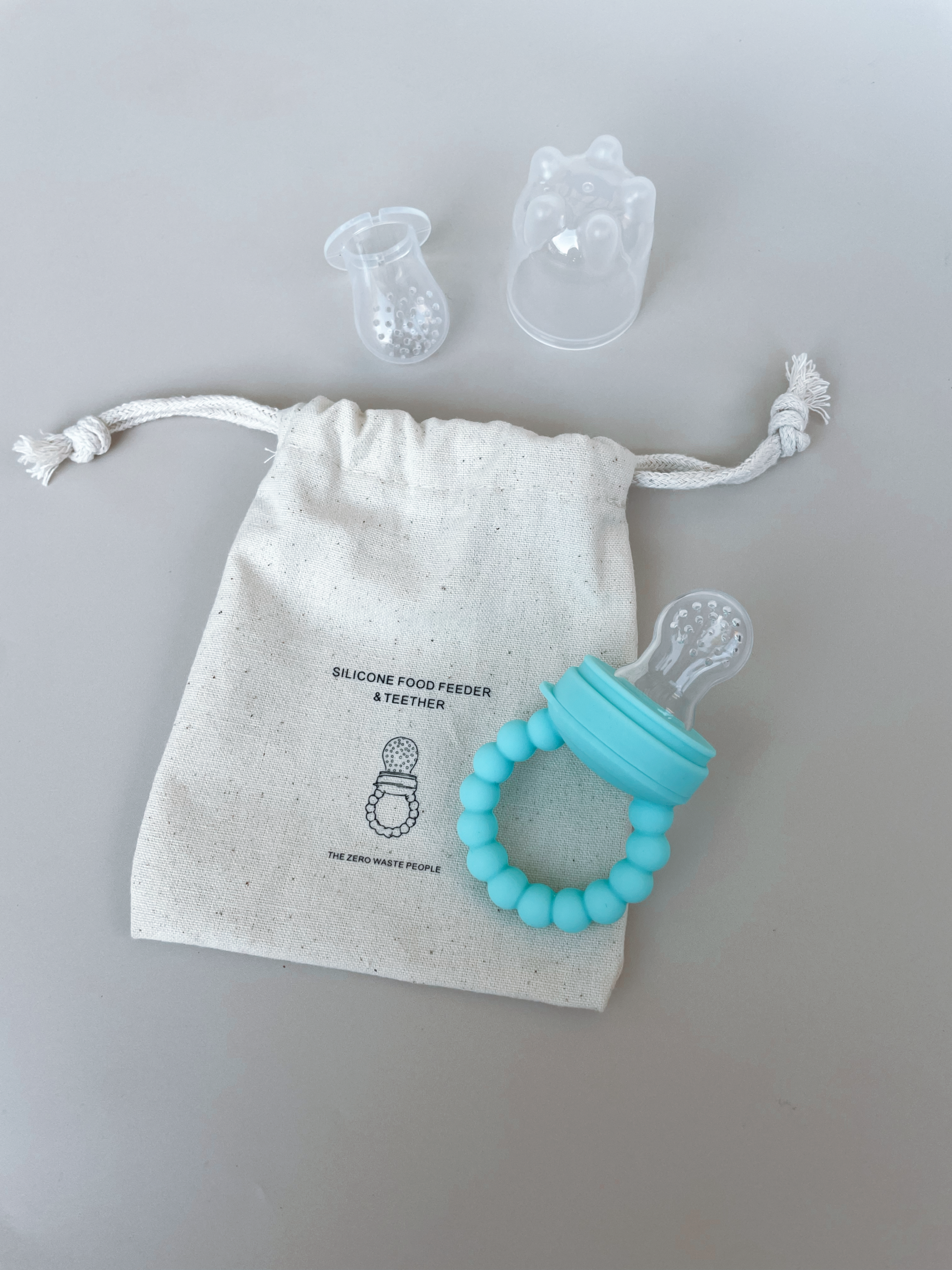 Aqua Silicone Feeder/Teether