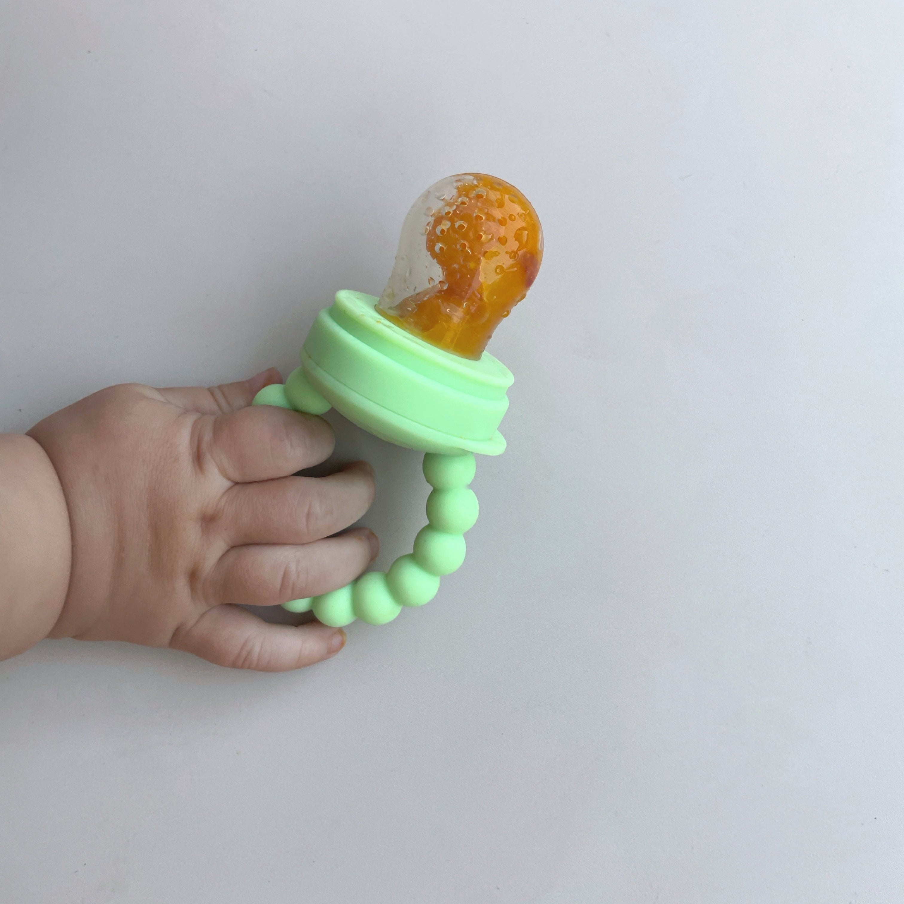Lime Silicone Feeder/Teether