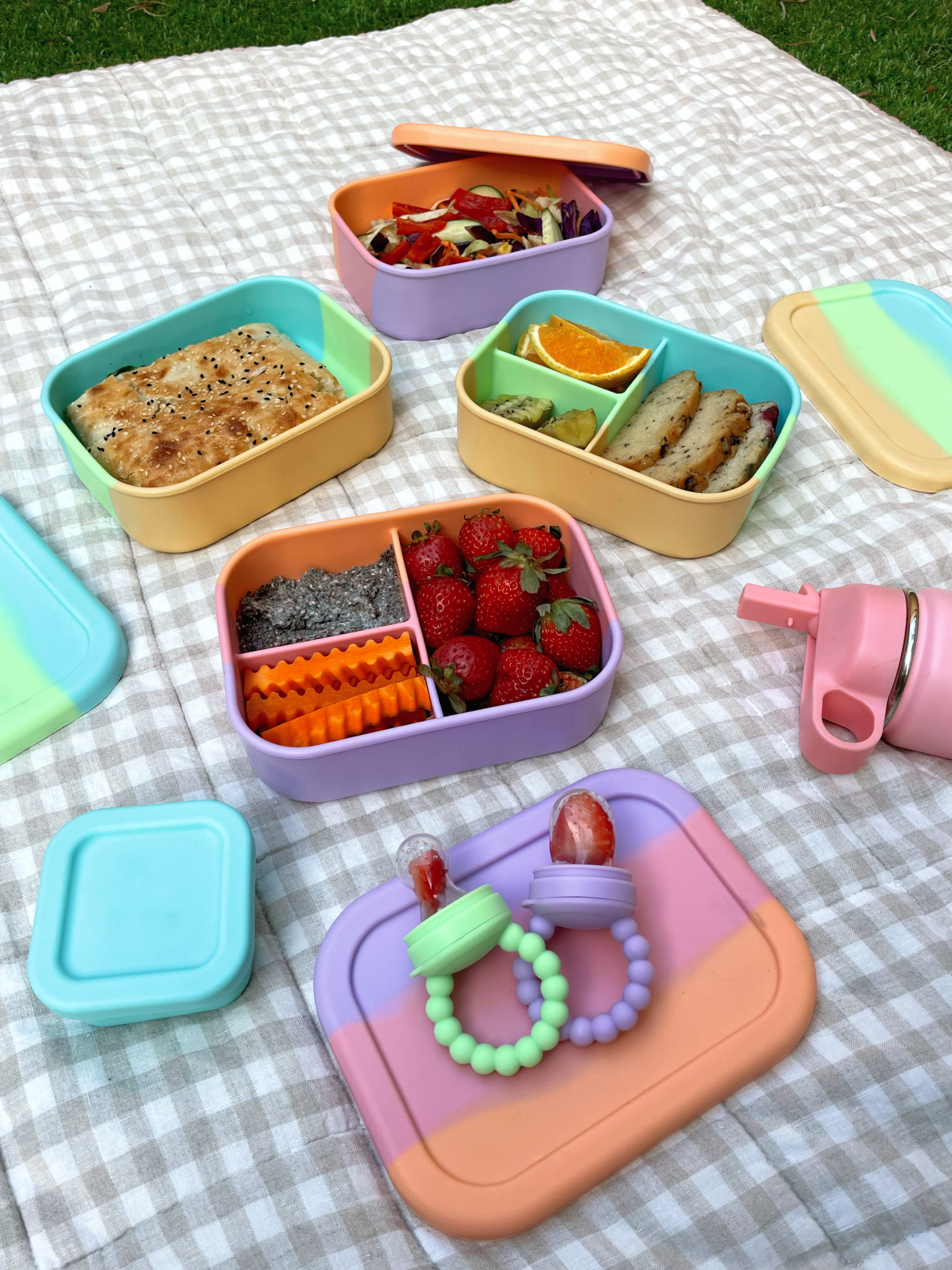 Splice Rectangle Silicone Container