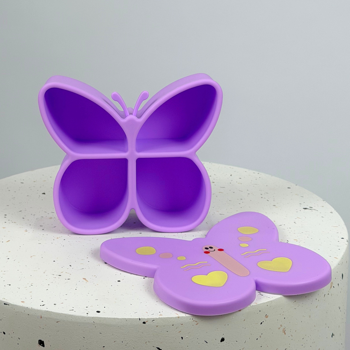 Butterfly Bento Snack Box - Violet