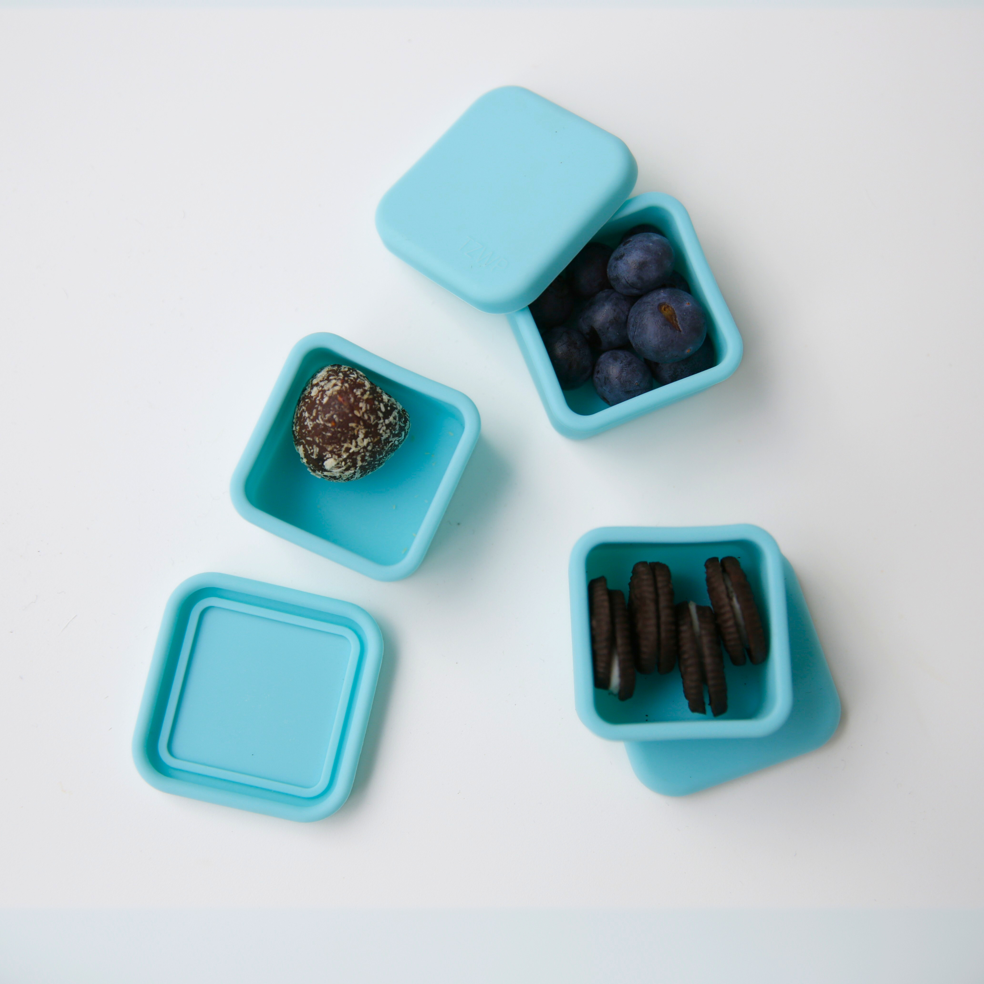 Aqua Sauce Pots