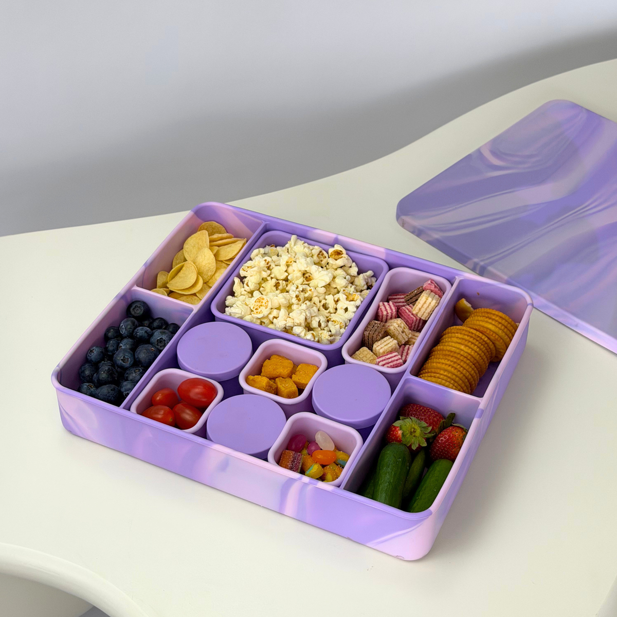 Grape Swirl Platter Box