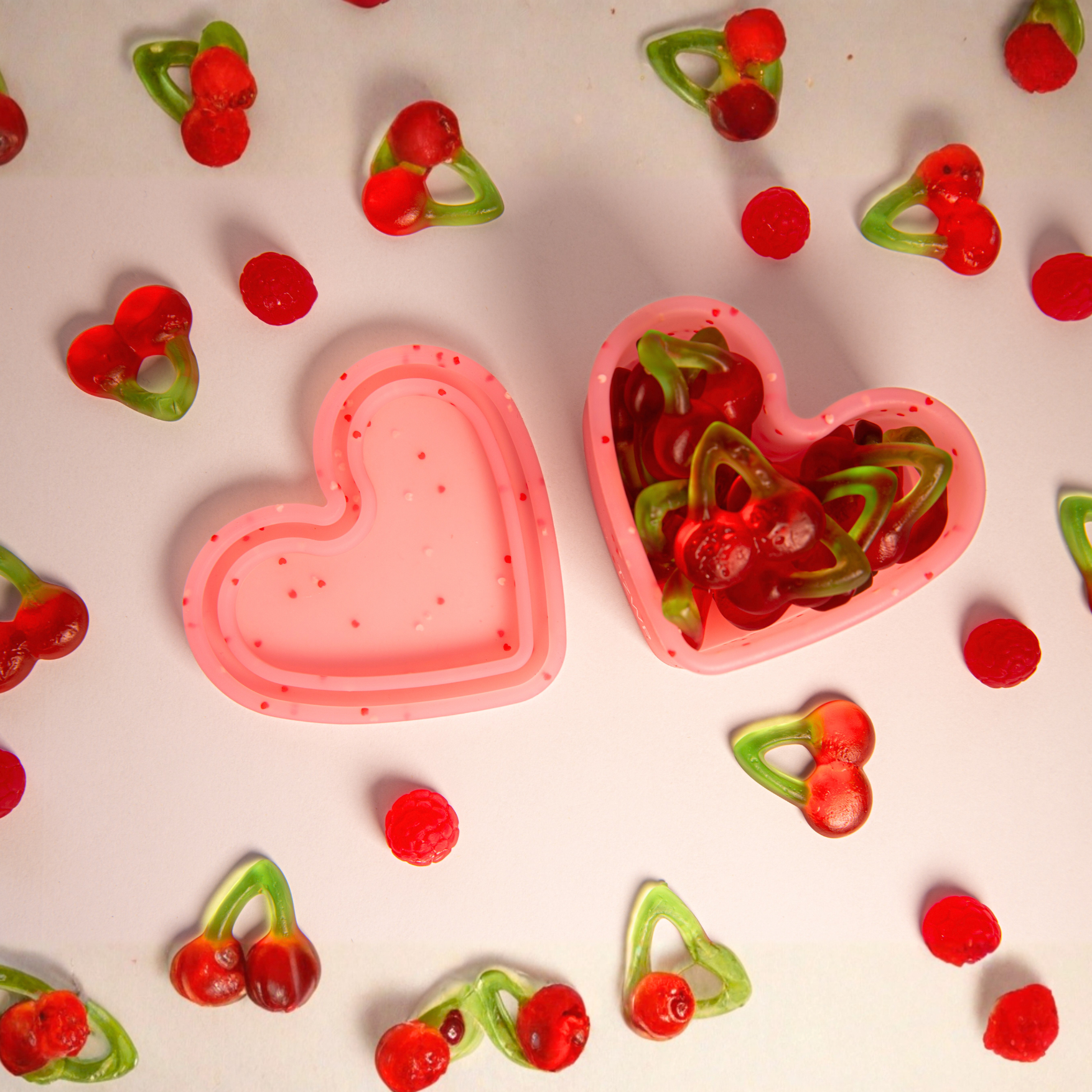 Valentine Confetti Heart - Pink