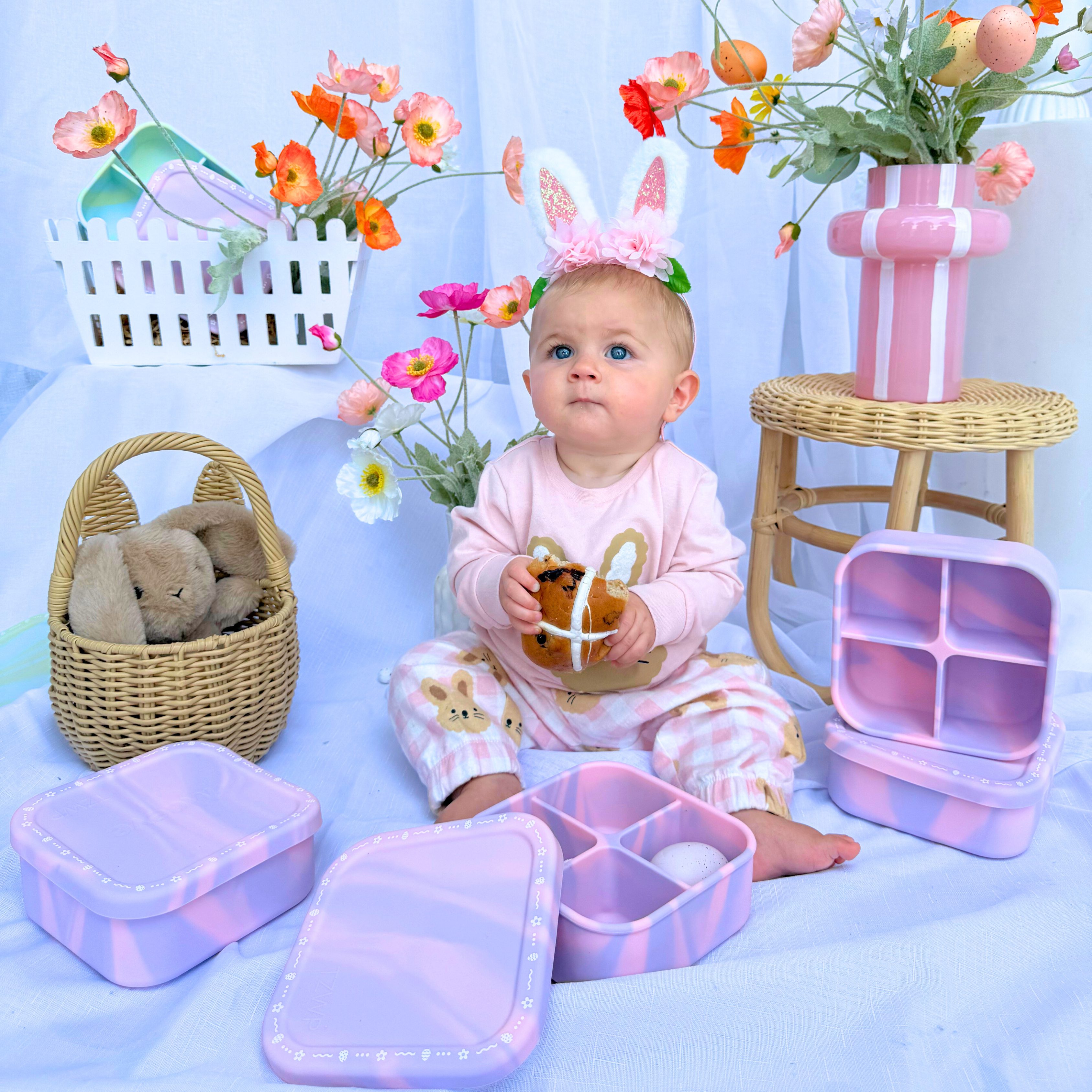 EASTER Bento Snack Box - Blush