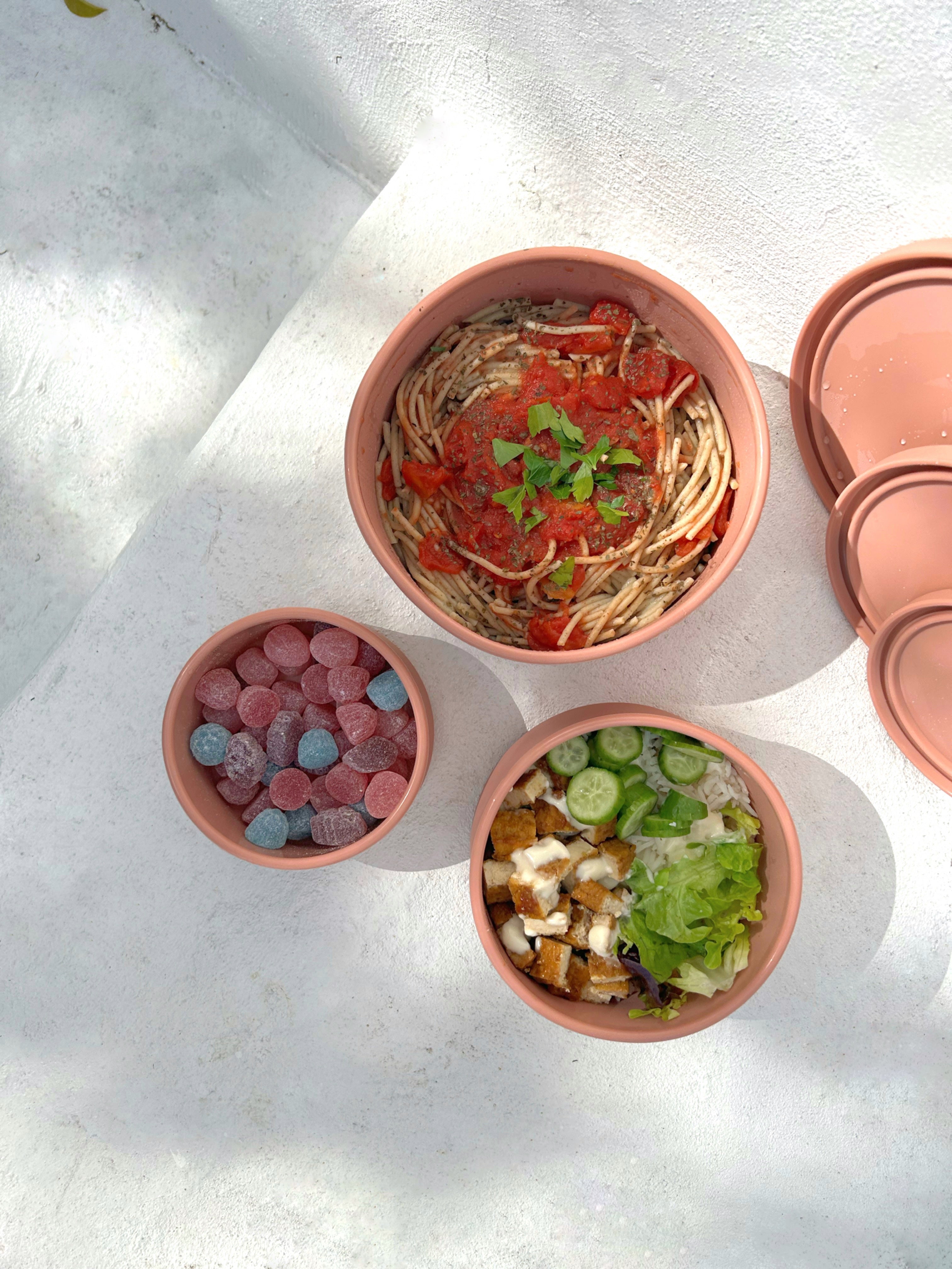 Dusty Pink Medium Round Container