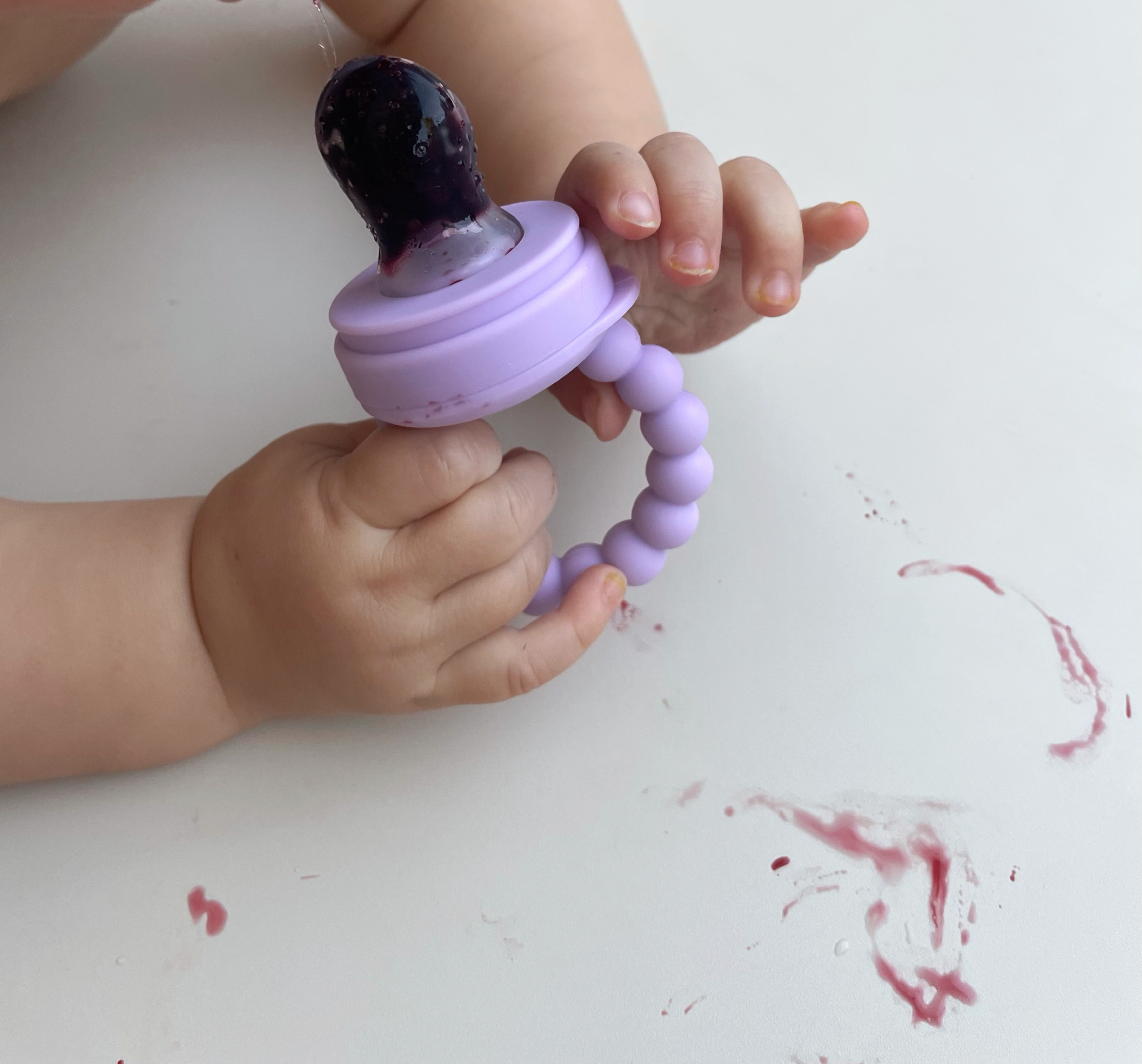 Lilac Silicone Feeder/Teether