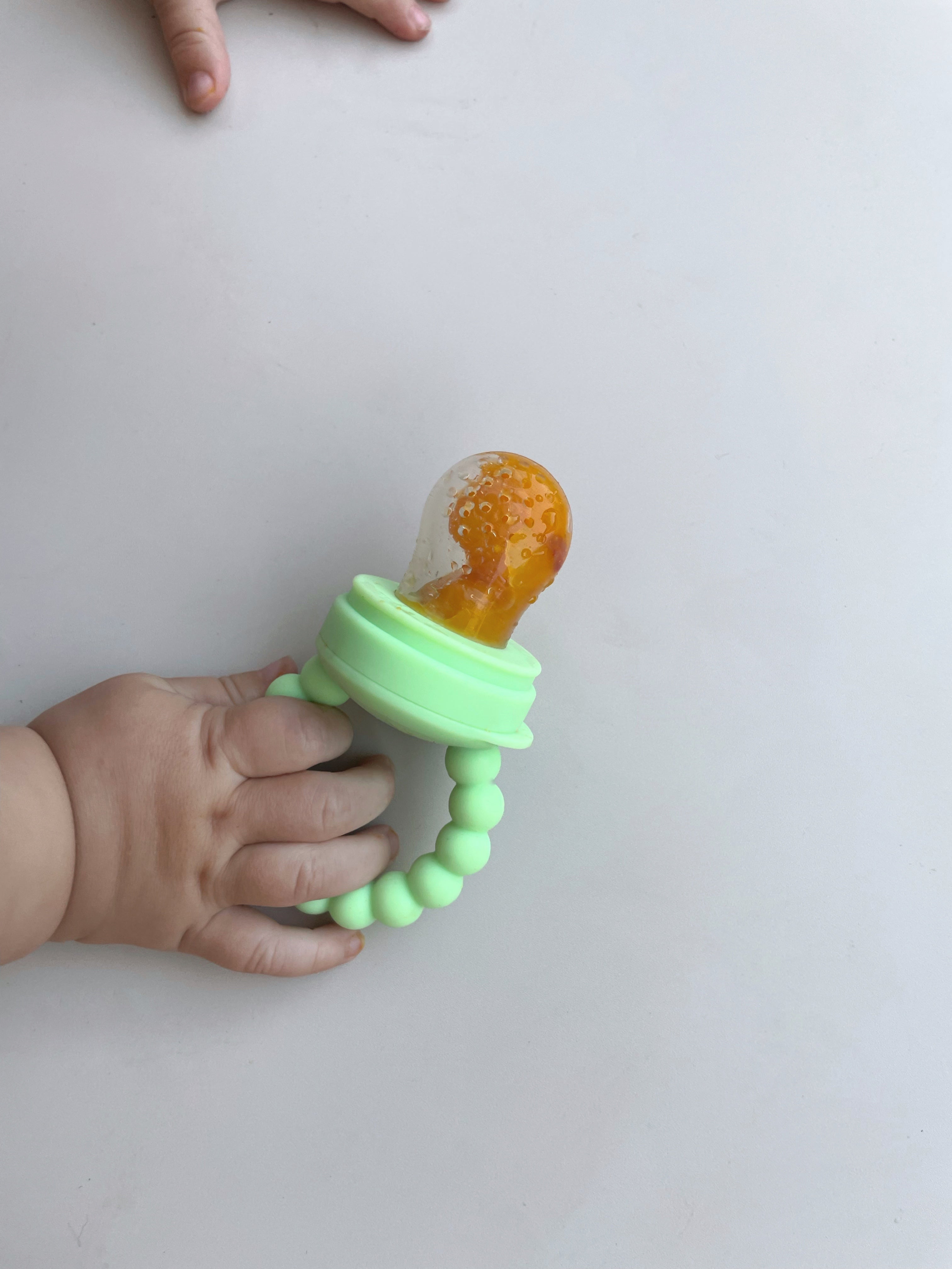 Lime Silicone Feeder/Teether